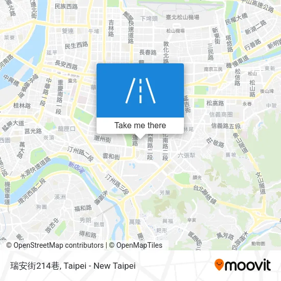 瑞安街214巷地圖