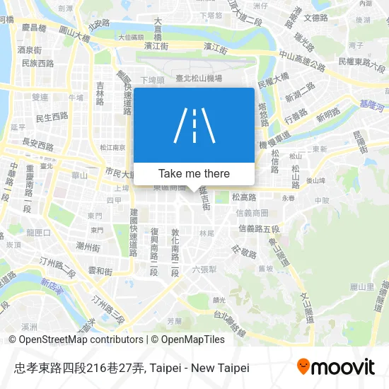 忠孝東路四段216巷27弄地圖