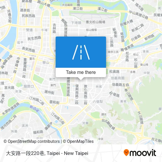 大安路一段220巷地圖