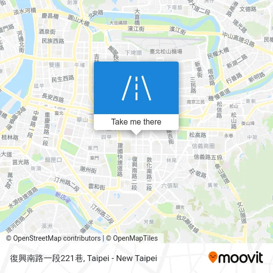 復興南路一段221巷地圖