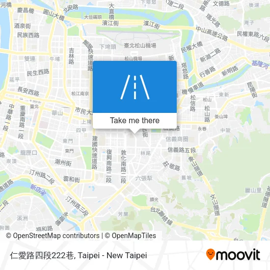 仁愛路四段222巷地圖