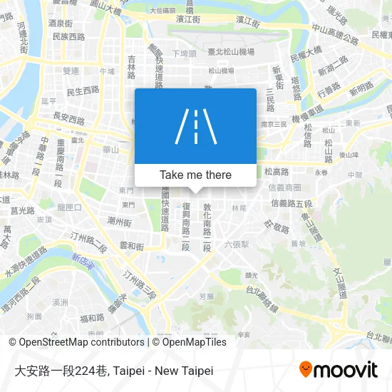 大安路一段224巷地圖