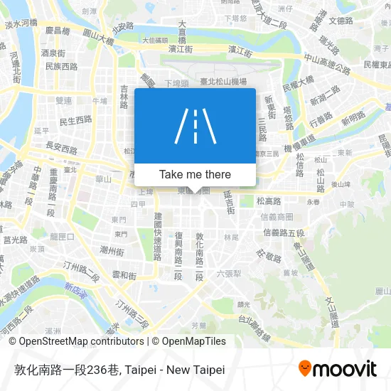 敦化南路一段236巷地圖