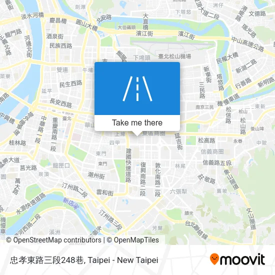忠孝東路三段248巷地圖