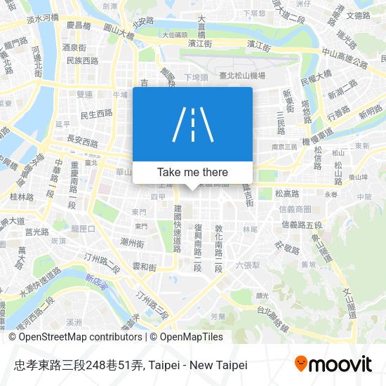 忠孝東路三段248巷51弄地圖