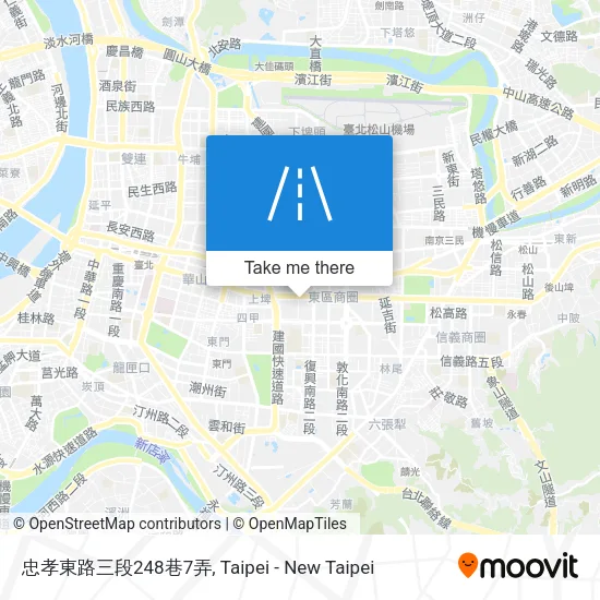 忠孝東路三段248巷7弄地圖