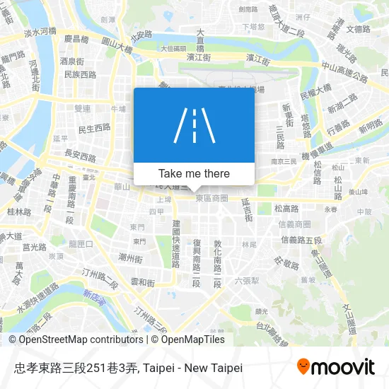 忠孝東路三段251巷3弄 map
