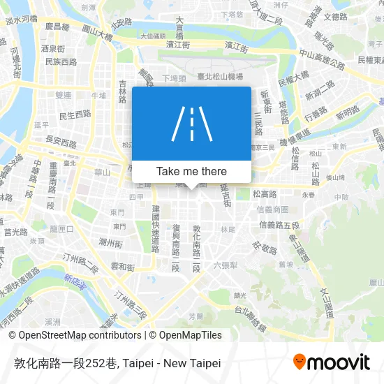 敦化南路一段252巷地圖