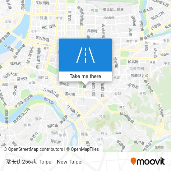 瑞安街256巷地圖