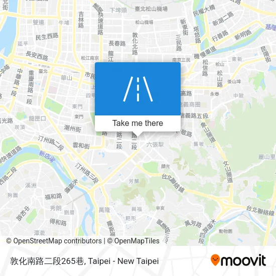 敦化南路二段265巷地圖