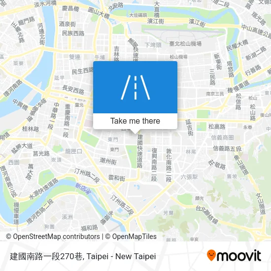 建國南路一段270巷地圖