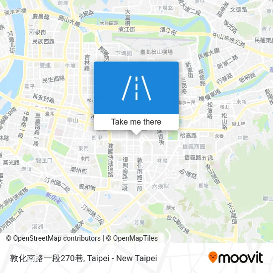 敦化南路一段270巷地圖