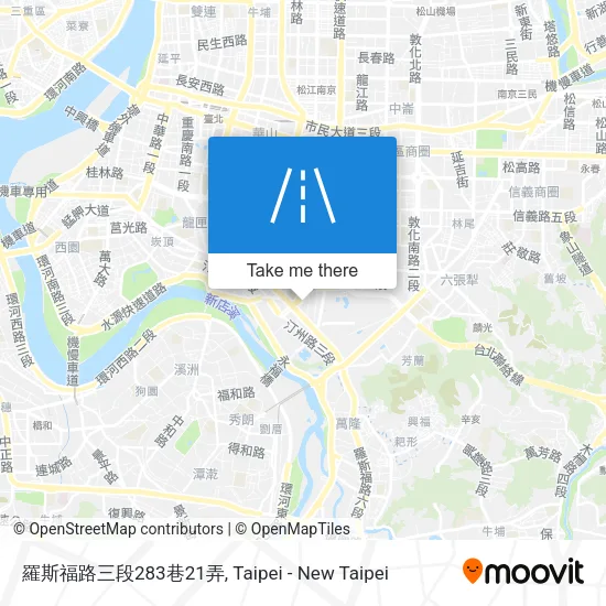 羅斯福路三段283巷21弄地圖