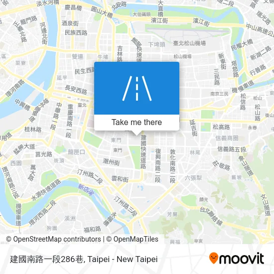 建國南路一段286巷地圖