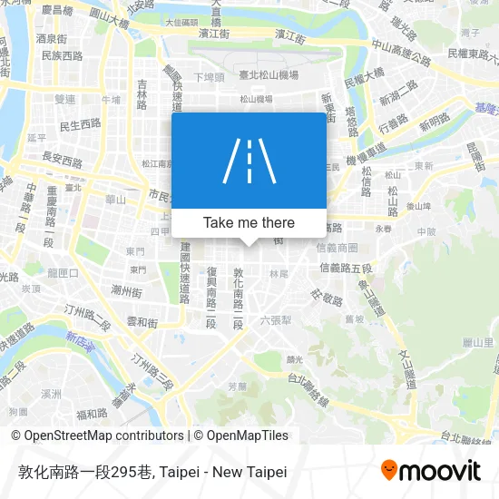 敦化南路一段295巷地圖