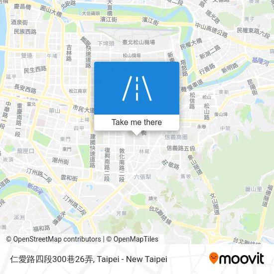 仁愛路四段300巷26弄地圖