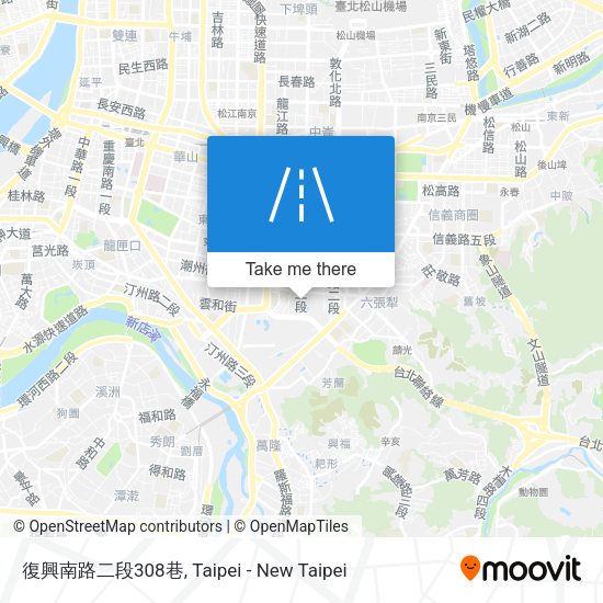 復興南路二段308巷 map