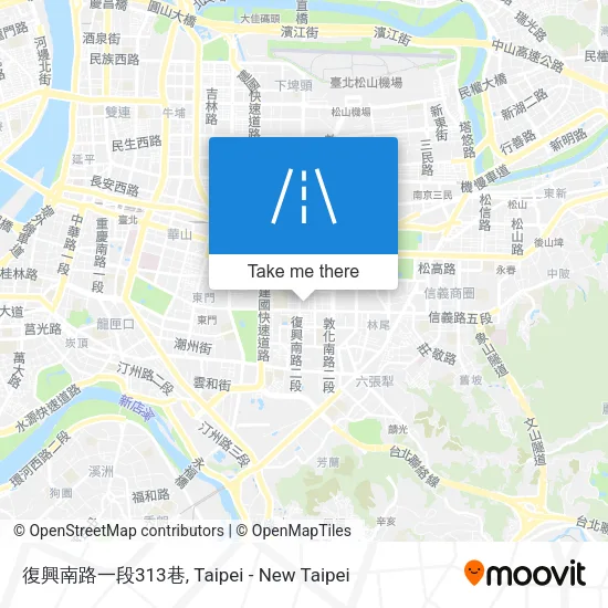 復興南路一段313巷地圖