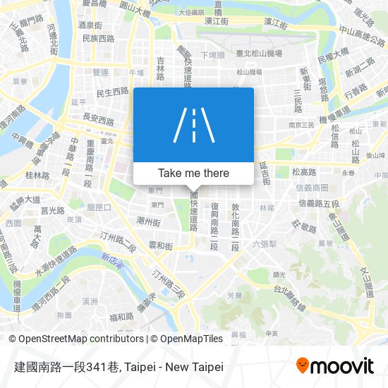 建國南路一段341巷 map