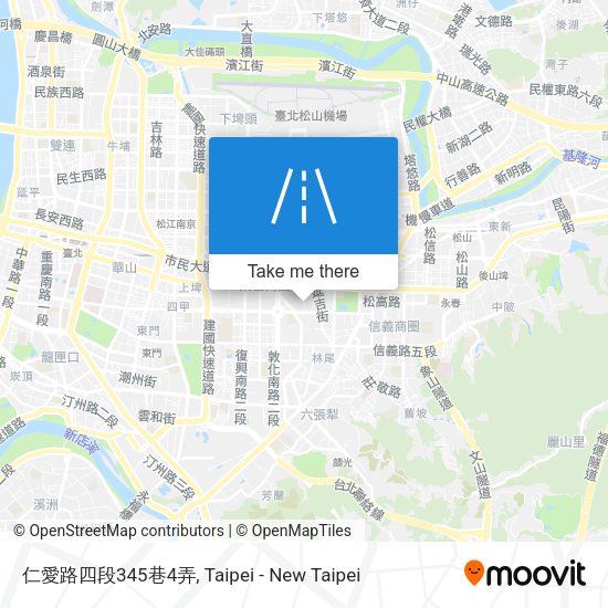 仁愛路四段345巷4弄地圖