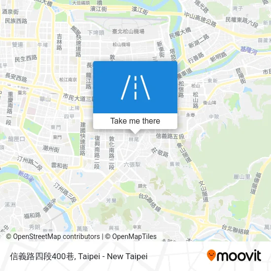 信義路四段400巷地圖