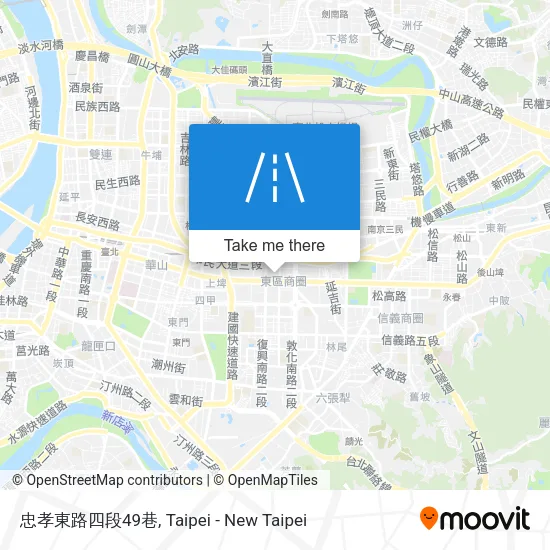 忠孝東路四段49巷地圖