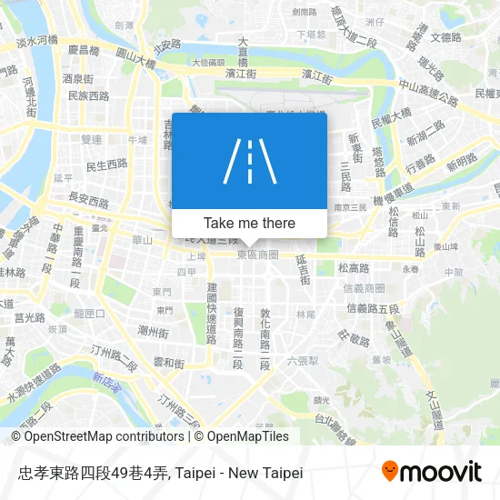 忠孝東路四段49巷4弄地圖