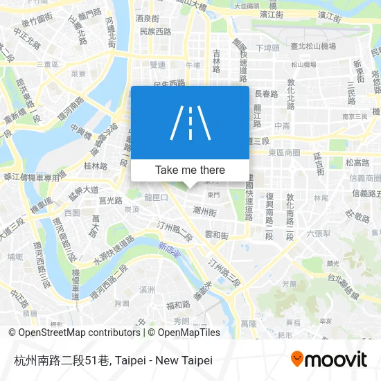 杭州南路二段51巷地圖