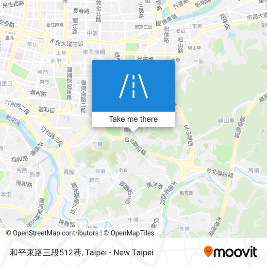 和平東路三段512巷地圖