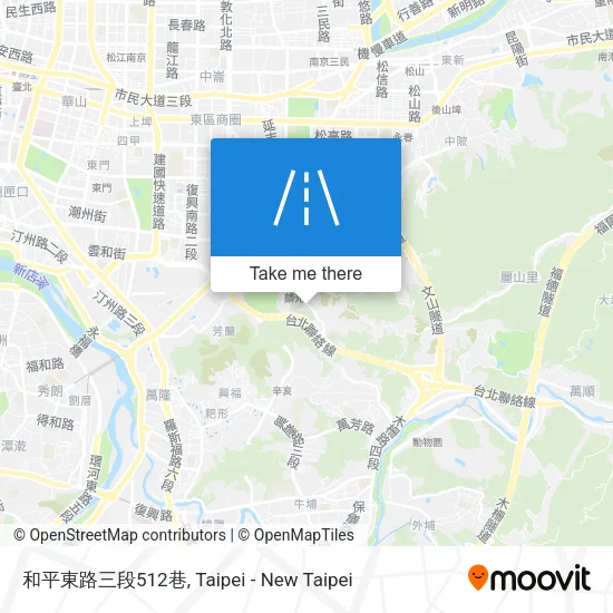和平東路三段512巷地圖