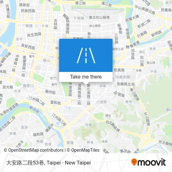 大安路二段53巷地圖