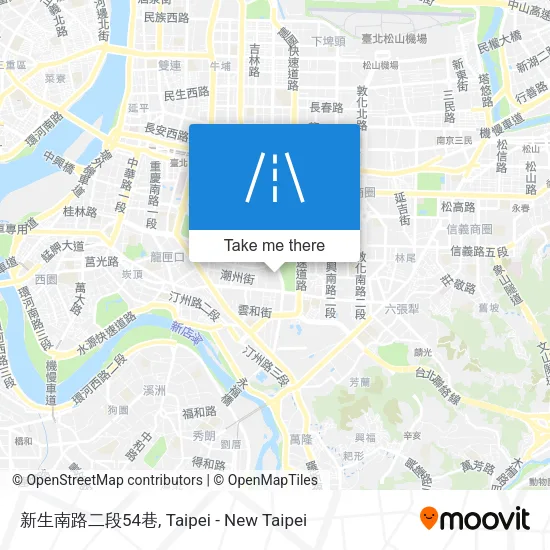 新生南路二段54巷地圖