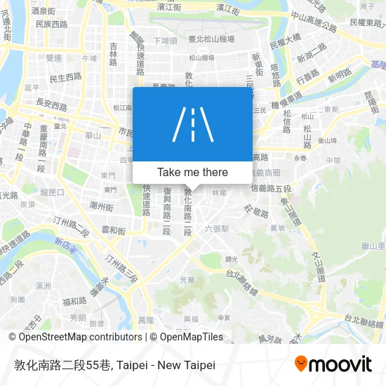 敦化南路二段55巷地圖