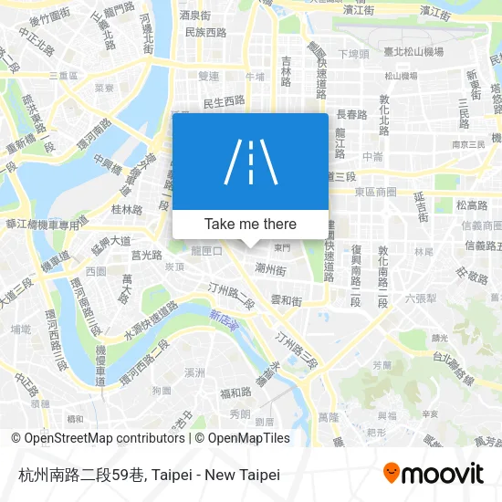 杭州南路二段59巷地圖