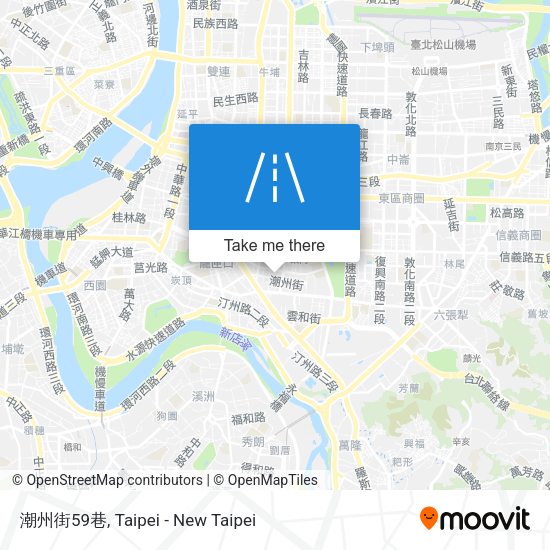 潮州街59巷 map