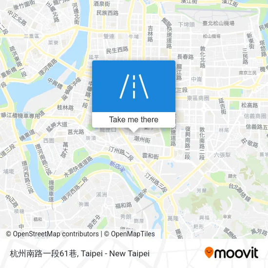 杭州南路一段61巷地圖