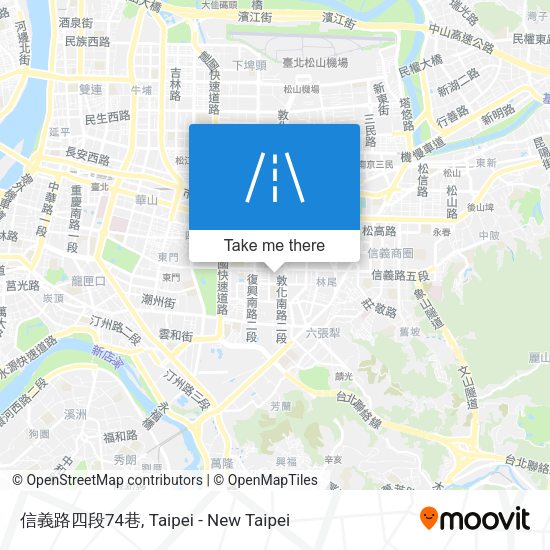信義路四段74巷地圖