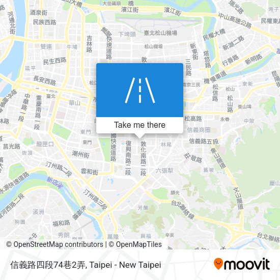 信義路四段74巷2弄地圖