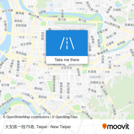 大安路一段75巷 map