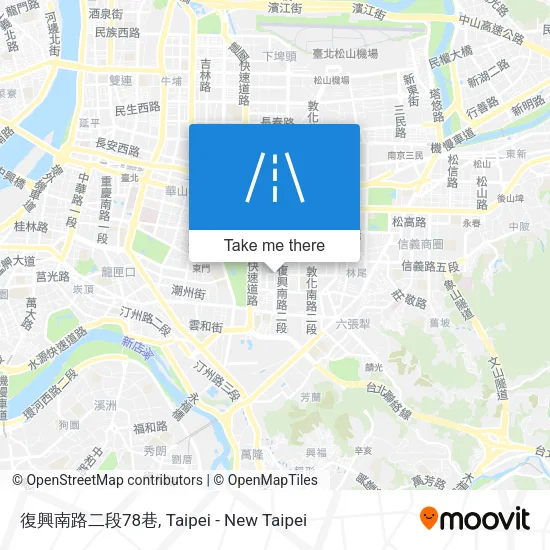 復興南路二段78巷地圖