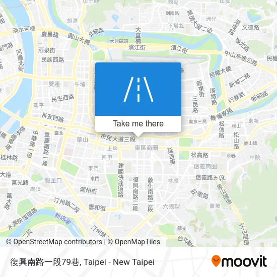 復興南路一段79巷地圖