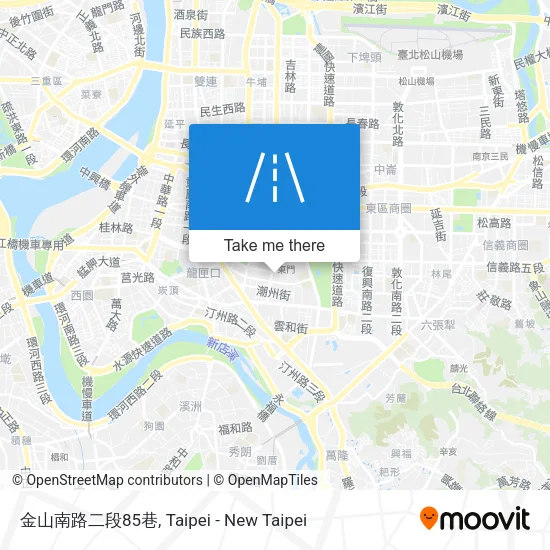 金山南路二段85巷地圖