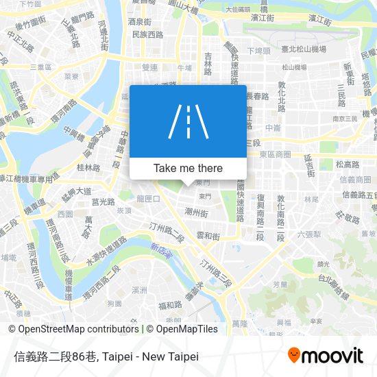 信義路二段86巷地圖