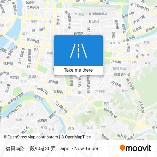 復興南路二段90巷30弄地圖