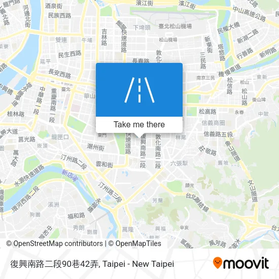 復興南路二段90巷42弄地圖