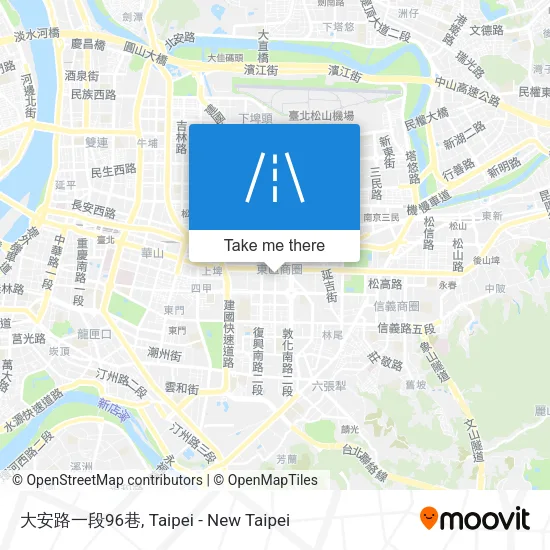 大安路一段96巷地圖