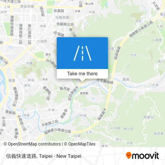 信義快速道路 map