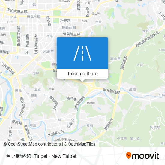 台北聯絡線 map