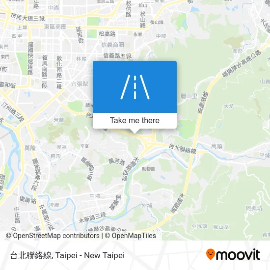 台北聯絡線地圖