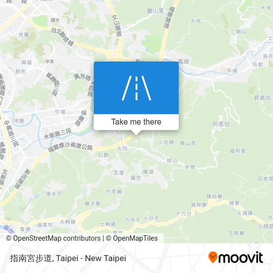 指南宮步道地圖